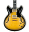 Ibanez AS200AYS Vintage Yellow Sunburst Artstar Series Semi-Hollowbody Electric Guitar With Hardshell Case Image 2