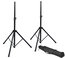 Gator RI-SPKRSTDSET 2x Tripod Speaker Stands With Carry Bag Image 1