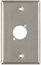 Pro Co SP-1D Single Gang Wallplate With 1 D-Series Punch, Steel Image 1