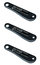 TOA HY-60DB-WP-3 Angle Adjustment Brackets For HX-7 Weatherproof Speakers, 3 Pack, Black Image 1