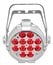 Chauvet DJ SlimPAR Pro H USB 12x 10W RGBAW+UV LED PAR Can, White Image 3