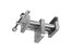 The Light Source MTBC4 4" Mega Tent Beam Clamp In Silver Image 1