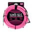 Ernie Ball Instrument Cable 25' Braided Straight / Angle Instrument Cable Image 2