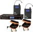Galaxy Audio AS-1110-2 Wireless In-Ear Monitor System, 2 Receivers, 2 EB10 Ear Buds Image 1