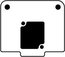 Ace Backstage MP-101 Aluminum Mini Pocket Panel With 1 Connectrix Mount, Black Image 1