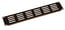 Gator GRW-PNLVNT2 2RU Vented Steel Rack Panel With Elongated Vent Holes Image 1