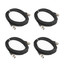 Cable Up 4 Pack 30' Microphone Cable Bundle 4x 30' XLR To XLR Microphone Cables Image 1