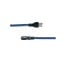 Middle Atlantic IEC-12X20 1' Black IEC Power Cables With Blue Cord Stripes, 20 Pack Image 1