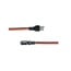 Middle Atlantic IEC-6X20-RED 6" Black IEC Power Cables With Red Cord Stripes, 20 Pack Image 1
