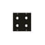 Middle Atlantic 1/2BNC4 UCP Module With 4 BNC Punches Image 1