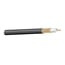 West Penn 815BK0500 500' RG59 20AWG Bare Copper Braid Coaxial Cable, Black Image 1