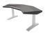 Argosy HALO-G-B-T-S Halo G Desk With Black End Panels, Black Top, And Silver Legs Image 2