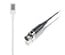 Countryman MEMWP05WSL EMW Omni Lavalier Mic, Peaked Response With TA4F, White Image 1