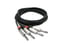 Hosa HPR-020X2 20' Pro Series Dual 1/4" TS To Dual RCA Audio Cable Image 1