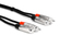 Hosa HRR-003X2 3' Pro Series Dual RCA To Dual RCA Audio Cable Image 2