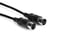 Hosa MID-303BK 3' 5-pin DIN To 5-pin DIN MIDI Cable, Black Image 1