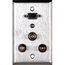 My Custom Shop WPL1157 Wall Plate 1 VGA 2 RCA 1 Mini Image 1