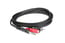 Hosa TRS-203 9.8' 1/4" TRS To Dual RCA Insert Cable Image 2