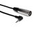 Hosa XVM-101M 1' XLRM To Right-Angle 3.5m TRS Microphone Cable Image 1