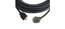 Kramer CP-GM/GM/XL-35 15-pin HD To 15-pin HD Plenum Cable With A 45 Degree Side-Angled Connector (35') Image 1