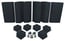 Primacoustic LONDON-16 Broadway Acoustical Panels Room Kit With 6 Broadway Panels, 12 Control Columns, 24 Scatter Blocks Image 1