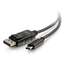 Cables To Go 26902 6ft USB-C To DisplayPortAdapter Cable 4K 30Hz - Black Image 1
