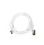 Audix CBLM25W 25' Mini-XLRF To XLRM Cable, White Image 1