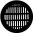 Rosco 77756 Steel Gobo, Grating Image 1