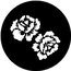 Rosco 77763 Steel Gobo, Roses Image 1