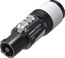 Neutrik NAC3FXXB-W-S PowerCON 3 Conductor Power Connector, 6 - 12mm, Out, Gray Image 1