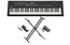 Yamaha CK61 Stage Bundle 61-Key Stage Keyboard With  Pro Stand, FC3A Sustain And FC7 Volume Pedal Image 1
