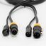 ADJ AC3PTRUE3 3' 3-Pin DMX And Power Con TRUE1 Cable, IP65 Rated Image 2