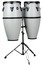 Latin Percussion Discovery 10" - 11" Conga Set Exclusive HD Shell Construction, Rawhide Heads, And Double Stand Image 4