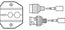 Ideal 30-578 Crimpmaster Die, RG6, RG59, 8281/Quad, For Crimpmaster Crimp Tool Frame 30-506 Image 1