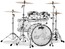 Pacific Drums 25th Anniversary Clear Acrylic 4-piece Drum Kit Seamless Acrylic Shells, Walnut-stained Hoops, And Commemorative Badges Image 1