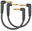 D`Addario PW-PRA-205 6" Custom Series Patch Cable With Dual 1/4" Right Angle Connectors, 2-Pack Image 1