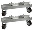The Light Source MTD12/3-ML-IS Mega-Truss Dolly For Three 12" Or Two 18" Truss With Mega-Couplers On Inside, Silver Image 1