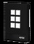 AMX FG5793-06P-BL Massio 6-Button Ethernet Keypad, Portrait, Black Image 2