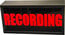 Sandies 340-REC-12 12V DC LED "RECORDING" Studio Warning Light Image 1