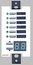Ashly WR-5 Six-Button Programmable Wall Remote For 24.24M Image 1
