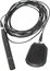 Galaxy Audio BN-218SB Surface-Mount Boundary Mic With Roll-Off Switch, Black Image 1