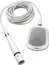 Galaxy Audio BN-218SW Surface-Mount Boundary Mic With Roll-Off Switch, White Image 1