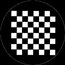 Rosco 78049 Steel Gobo, Chessboard Image 1