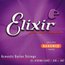 Elixir 11152 Light 80/20 Bronze 12-String Acoustic Guitar Strings With NANOWEB Coating Image 1