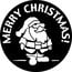 Rosco 76538 Steel Gobo, Merry Christmas 2 Image 1