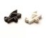 Countryman E2CLIPB E2 Cable Clips For 1mm Cable, Set Of 1 Black And 1 White Image 1