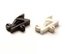 Countryman E2CLIPB2 E2 Cable Clips For 2mm Cable, Set Of 1 Black And 1 White Image 1