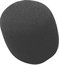 On-Stage ASWS58-B Foam Windscreen For Handheld Microphones, Black Image 1