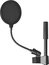 On-Stage ASVS4-B 4" Pop Filter With Clothespin-Style Clip Image 1