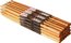 On-Stage AHW5A 5A Wood Tip American Hickory Drumsticks, 12 Pack Image 1